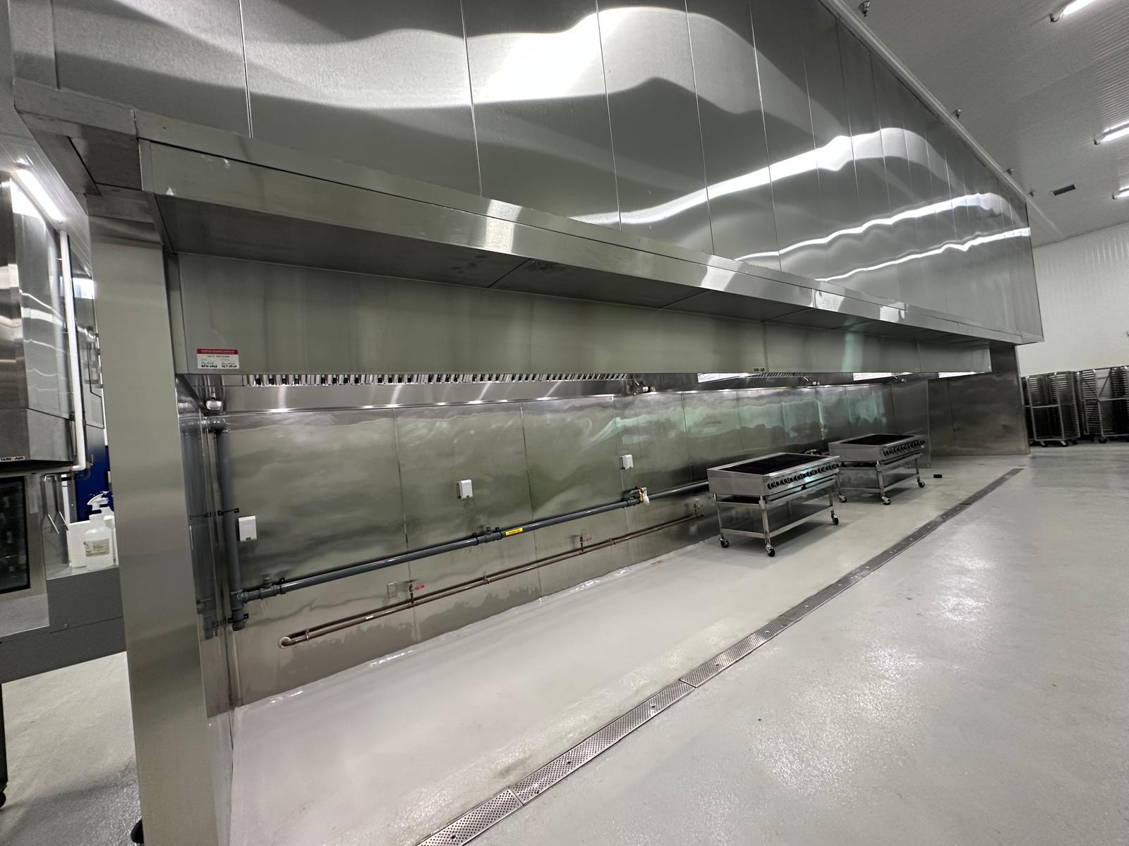 Rational combi oven with Halton hood